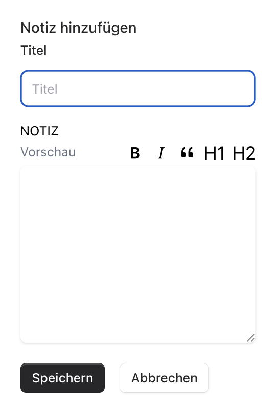 Songnotizen hinzufügen Screenshot